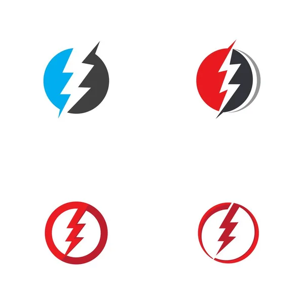 Ícone Energia Vector Design Ilustração Modelo Logotipo —  Vetores de Stock