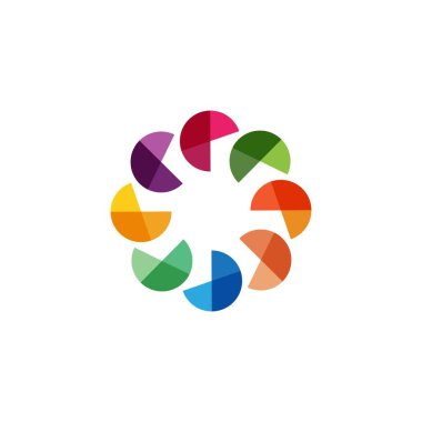 Topluluk, ağ ve sosyal simge tasarım şablonu