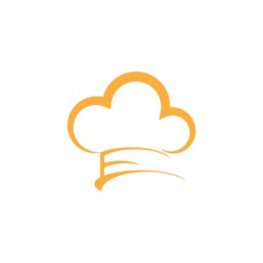 şapka şefi logo şablon vektör çizimi