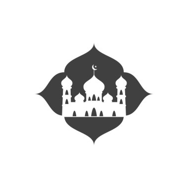 Müslüman ikon vektör illüstrasyon tasarım şablonu