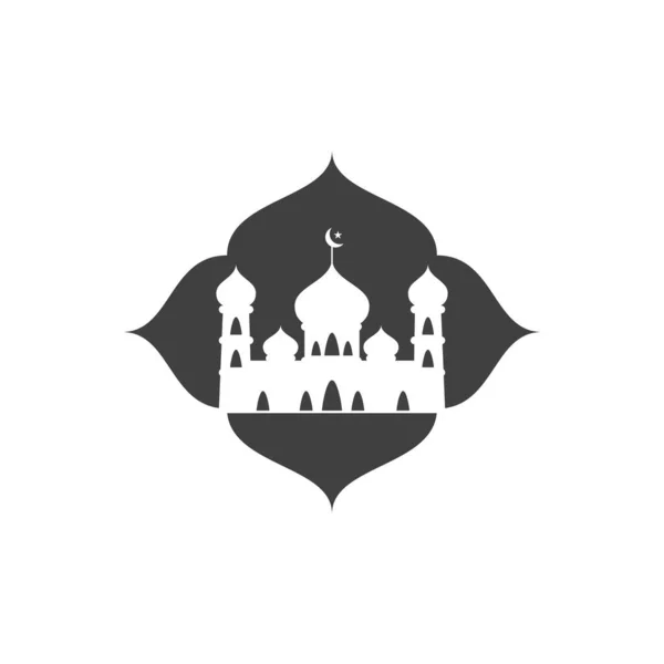 Moslem Icon Vector Illustration Design Template — Stock Vector