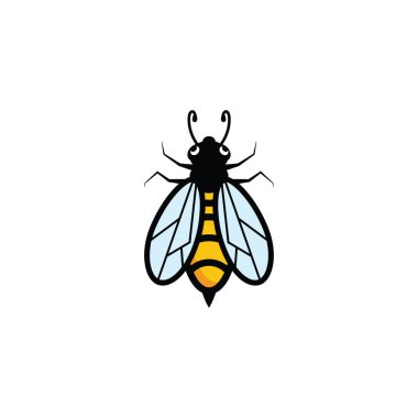 Arı vektör resimleme şablonu
