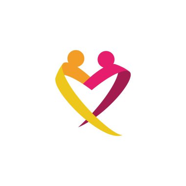 Topluluk, ağ ve sosyal simge tasarım şablonu