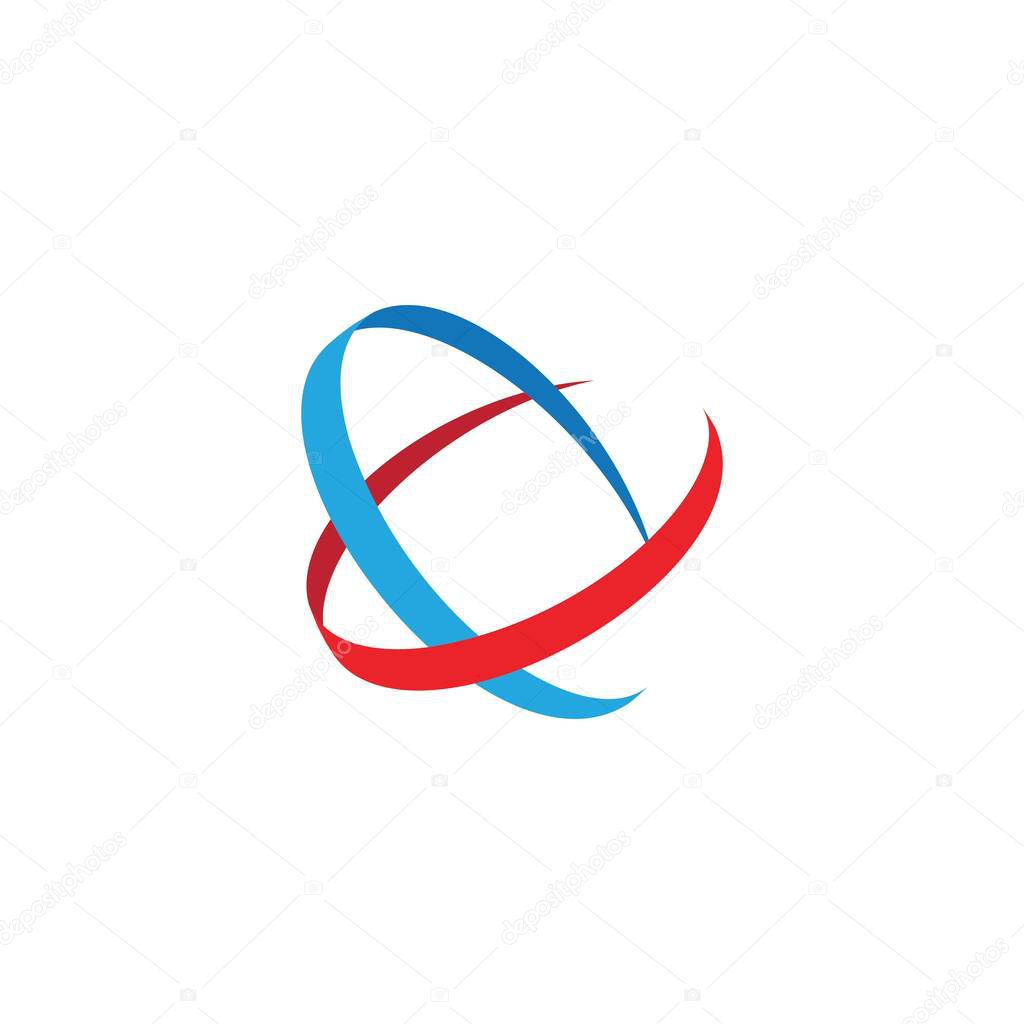 Wire World Logo Template vector illustration