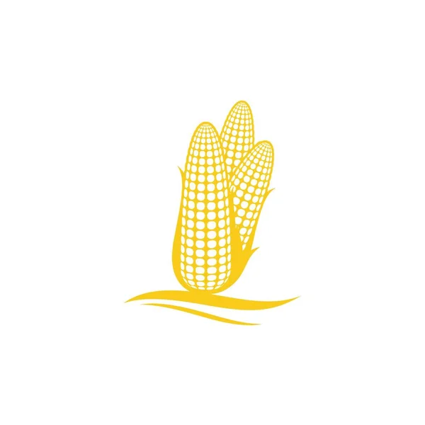 Шаблон Дизайну Кукурудзи Сільського Господарства Векторні Значки — стоковий вектор