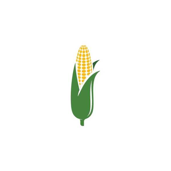 農業トウモロコシのアイコンデザインテンプレート — ストックベクタ