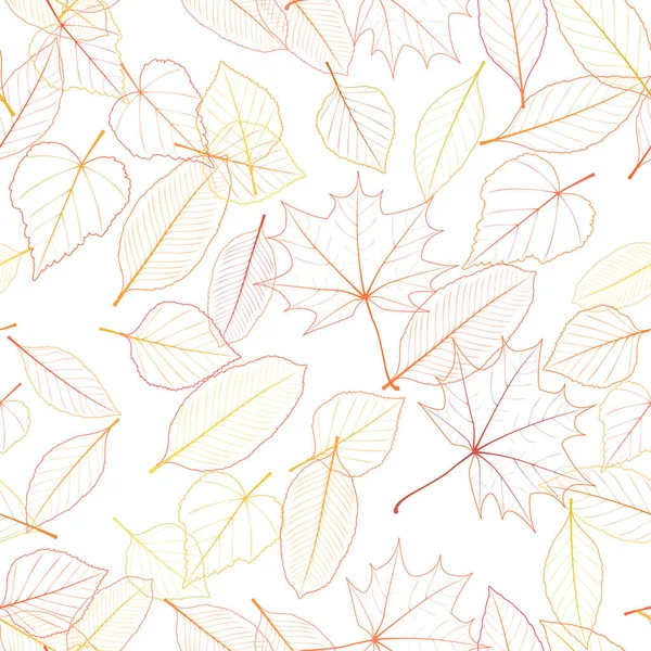 Seamless color leaves pattern. plus EPS10 Vector Graphics