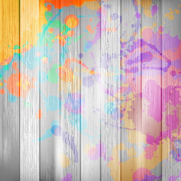 Wooden with paint splashes template. plus EPS10 Vector Graphics