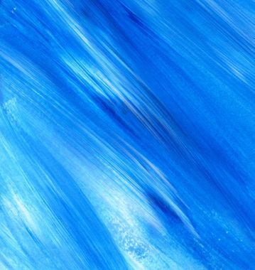 Mavi soyut akrilik doku, arka plan. Fırça kontur dokusu.