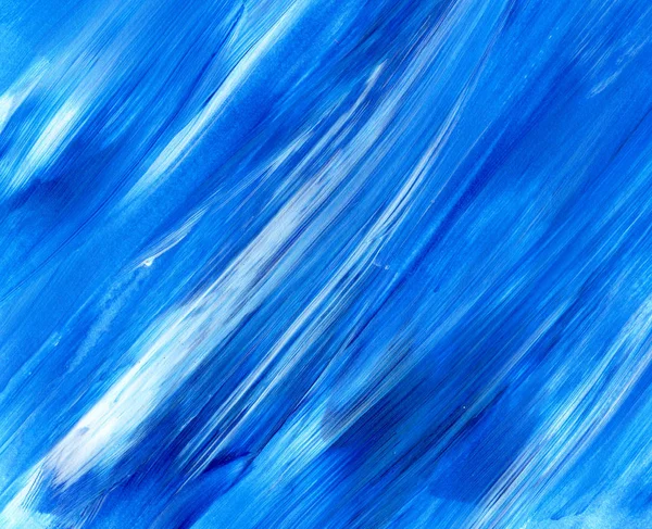 Blue Abstract textura acrílica, fundo. Textura de pincel . — Fotografia de Stock