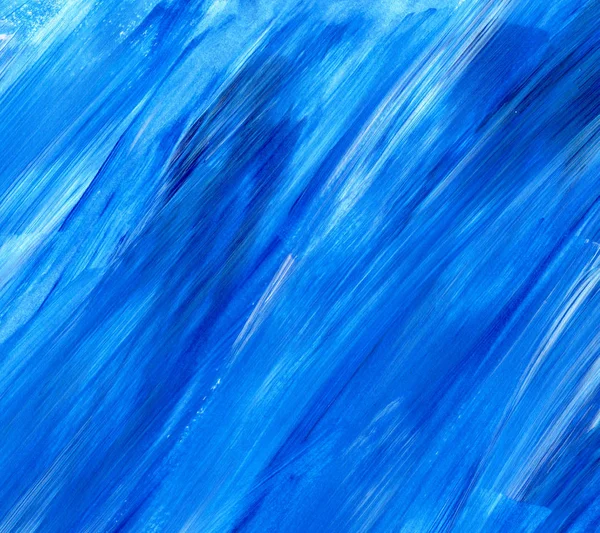 Blue Abstract textura acrílica, fundo. Textura de pincel . — Fotografia de Stock