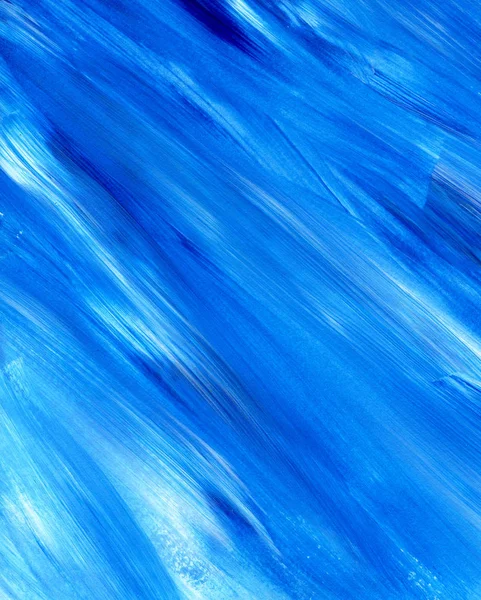 Blue Abstract textura acrílica, fundo. Textura de pincel . — Fotografia de Stock