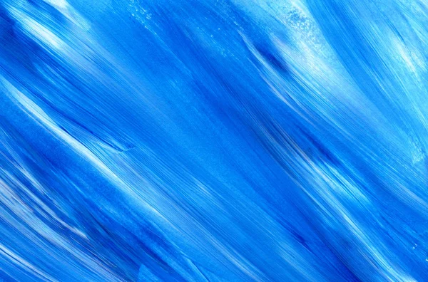 Blue Abstract textura acrílica, fundo. Textura de pincel . — Fotografia de Stock