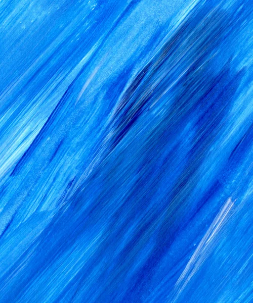 Blue Abstract acrylic texture, background. Brush stroke texture.