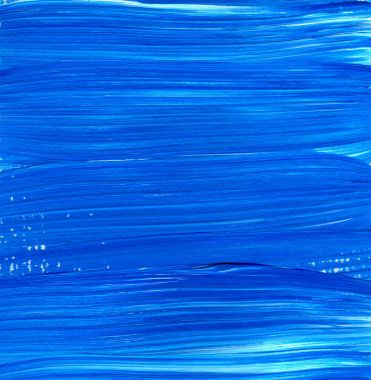 Soyut akrilik doku arka plan. Mavi fırça kontur dokusu