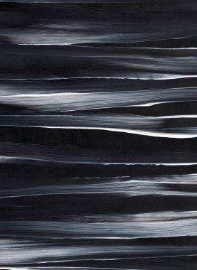 Siyah ve beyaz soyut el tuval arka plan, doku boyalı. dokulu zemin