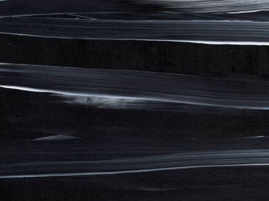 Siyah ve beyaz soyut el tuval arka plan, doku boyalı. dokulu zemin