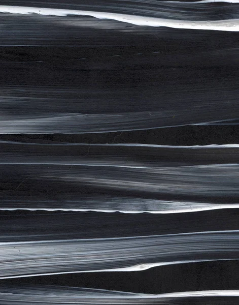 Fondo de tela pintada a mano abstracta en blanco y negro, textura. fondo texturizado — Foto de Stock