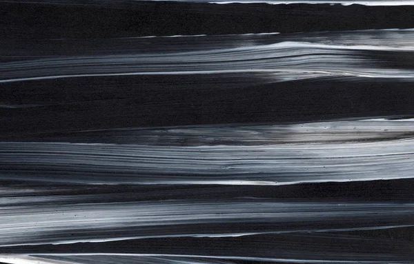 Fondo de tela pintada a mano abstracta en blanco y negro, textura. fondo texturizado — Foto de Stock