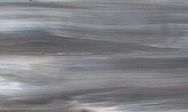 Gri soyut el boyalı tuval arka plan, doku, zemin