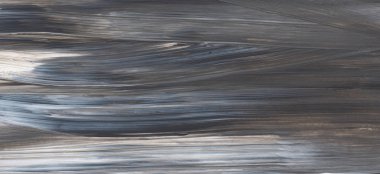 Gri soyut el boyalı tuval arka plan, doku, zemin