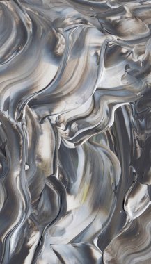 El yapımı akrilik arka plan boyama gri ve beyaz. Zemin, doku