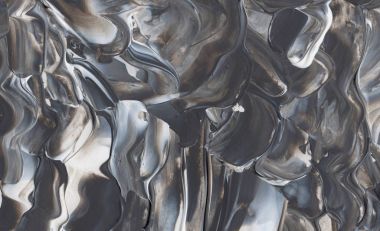 El yapımı akrilik arka plan boyama gri ve beyaz. Zemin, doku