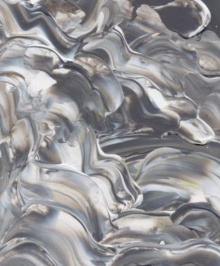 El yapımı akrilik arka plan boyama gri ve beyaz. Zemin, doku