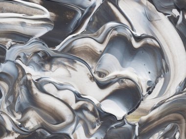 El yapımı akrilik arka plan boyama gri ve beyaz. Zemin, doku