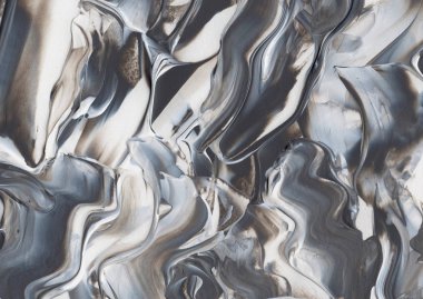 El yapımı akrilik arka plan boyama gri ve beyaz. Zemin, doku