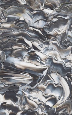 El yapımı akrilik arka plan boyama gri ve beyaz. Zemin, doku