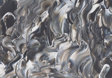 El yapımı akrilik arka plan boyama gri ve beyaz. Zemin, doku