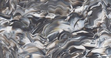 El yapımı akrilik arka plan boyama gri ve beyaz. Zemin, doku