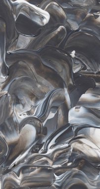 El yapımı akrilik arka plan boyama gri ve beyaz. Zemin, doku