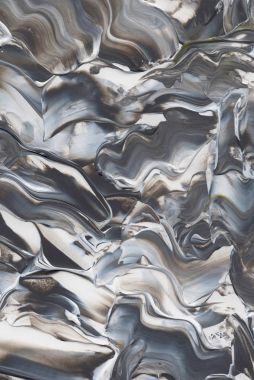 El yapımı akrilik arka plan boyama gri ve beyaz. Zemin, doku