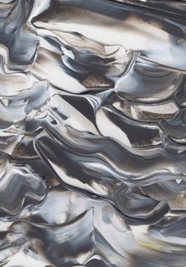 El yapımı akrilik arka plan boyama gri ve beyaz. Zemin, doku