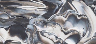 El yapımı akrilik arka plan boyama gri ve beyaz. Zemin, doku