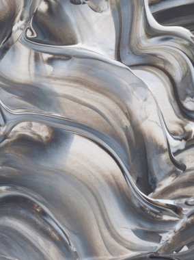 El yapımı akrilik arka plan boyama gri ve beyaz. Zemin, doku