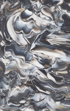 El yapımı akrilik arka plan boyama gri ve beyaz. Zemin, doku