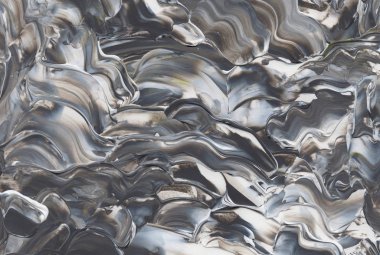 El yapımı akrilik arka plan boyama gri ve beyaz. Zemin, doku