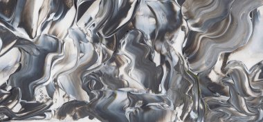 El yapımı akrilik arka plan boyama gri ve beyaz. Zemin, doku