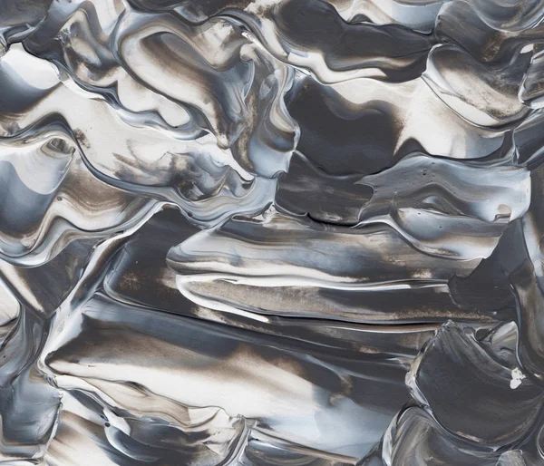 El yapımı akrilik arka plan boyama gri ve beyaz. Zemin, doku