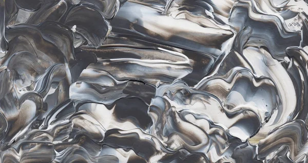 El yapımı akrilik arka plan boyama gri ve beyaz. Zemin, doku