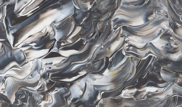 El yapımı akrilik arka plan boyama gri ve beyaz. Zemin, doku