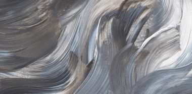 Tual üzerine yağlıboya, arka plan gri soyut akrilik boya doku.