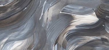 Tual üzerine yağlıboya, arka plan gri soyut akrilik boya doku.