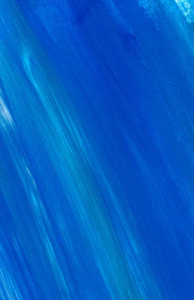 Kék Absztrakt Kézzel Festett Vászon Háttér Textúra Színes Texturált Hátteret — Stock Fotó