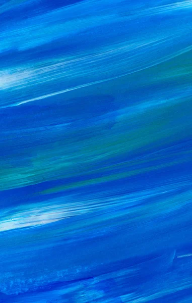 Fondo Tela Pintada Mano Abstracta Azul Textura Fondo Colorido Texturizado — Foto de Stock