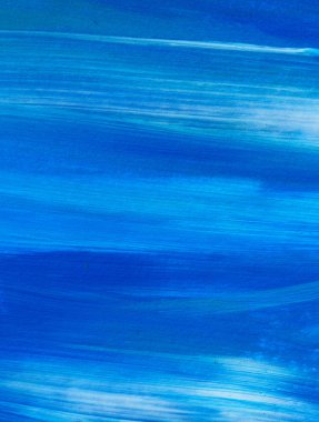 Mavi soyut el tuval arka plan, doku boyalı. Renkli dokulu zemin