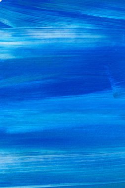 Mavi soyut el tuval arka plan, doku boyalı. Renkli dokulu zemin